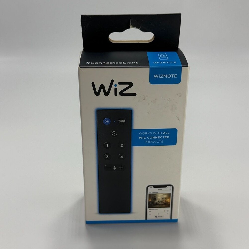 OEM Black WiZ WiZmote Smart WiFi Remote Works With All WiZ Connected Controller